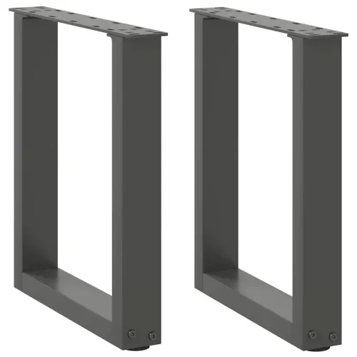 Noge za klub stolić U-oblik 2 kom antracit 28 x (42-43) cm čelik - Antracit 28 x (42-43) cm 2 Cijena