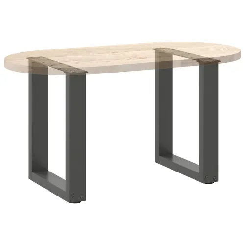 Noge za klub stolić U-oblik 2 kom antracit 28 x (42-43) cm čelik - Antracit 28 x (42-43) cm 2 Cijena