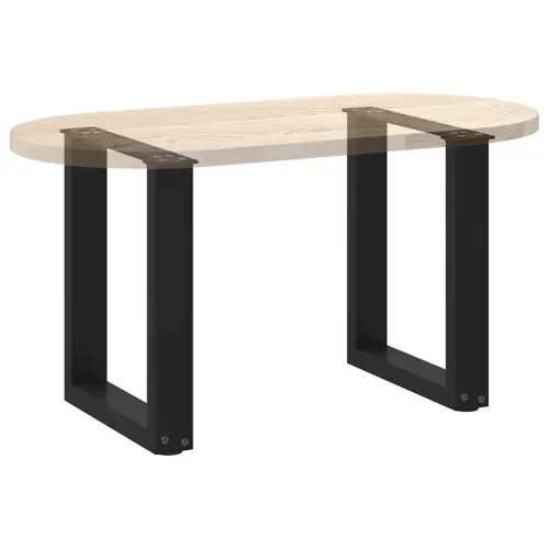 Noge za klub stolić U-oblik 2 kom Crne 38 x (42-43) cm Čelik - Crna 38 x (42-43) cm 2 1 Cijena