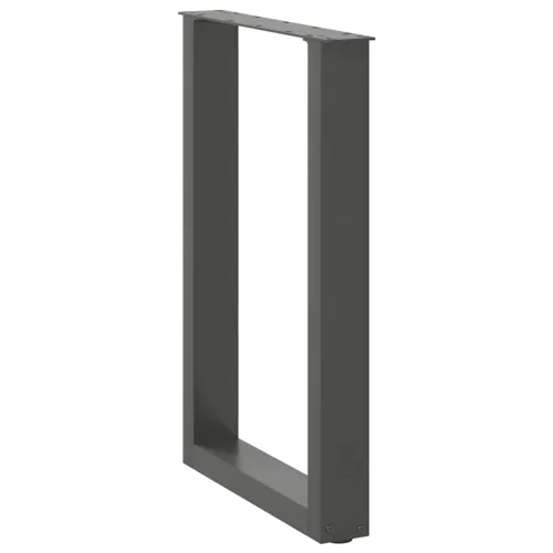 Noge za blagovaonski stol U-oblik 2 kom antracit 50 x (72-73) cm čelik - Antracit 50 x (72-73) cm 2 Cijena