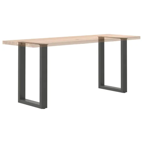 Noge za blagovaonski stol U-oblik 2 kom antracit 50 x (72-73) cm čelik - Antracit 50 x (72-73) cm 2 Cijena