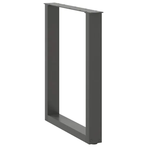 Noge za blagovaonski stol U-oblik 2 kom antracit 70 x (72-73) cm čelik - Antracit 70 x (72-73) cm 2 Cijena