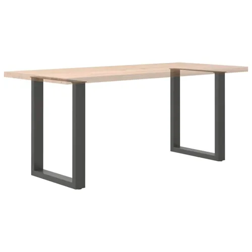 Noge za blagovaonski stol U-oblik 2 kom antracit 70 x (72-73) cm čelik - Antracit 70 x (72-73) cm 2 Cijena