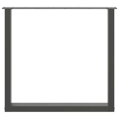 Noge za blagovaonski stol U-oblik 2 kom antracit 80 x (72-73) cm čelik - Antracit 80 x (72-73) cm 2 Cijena