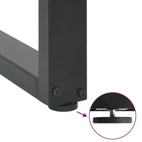 Noge za blagovaonski stol U-oblik 2 kom antracit 80 x (72-73) cm čelik - Antracit 80 x (72-73) cm 2 Cijena