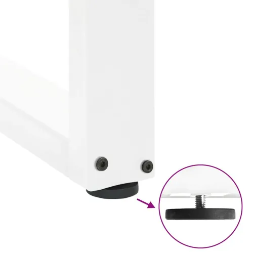 Noge za blagovaonski stol U-oblik 3 kom Bijele 90 x (72-73) cm Čelik - Bijela 90 x (72-73) cm 3 Cijena