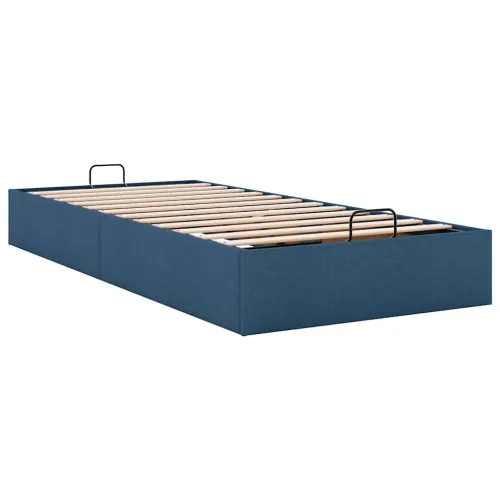 otoman okvir kreveta bez madraca plavi 80x200 cm od tkanine - Plava 80 x 200 cm Plava 80 x 200 cm Cijena