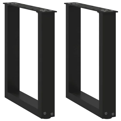 Noge za klub stolić U-oblik 2 kom Crne 28 x (42-43) cm Čelik - Crna 28 x (42-43) cm 2 Cijena