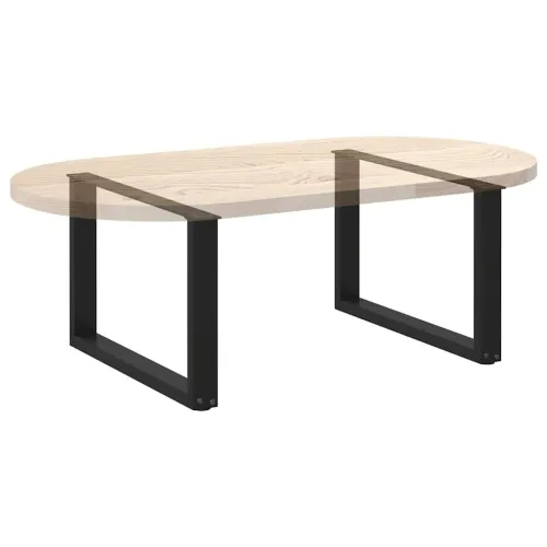 Noge za klub stolić U-oblik 2 kom Crne 60 x (42-43) cm Čelik - Crna 60 x (42-43) cm 2 Cijena