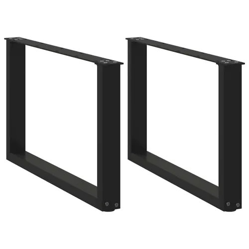 Noge za klub stolić U-oblik 2 kom Crne 60 x (42-43) cm Čelik - Crna 60 x (42-43) cm 2 Cijena