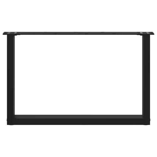 Noge za klub stolić U-oblik 2 kom Crne 60 x (42-43) cm Čelik - Crna 60 x (42-43) cm 2 Cijena
