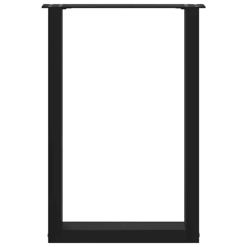 Noge za blagovaonski stol U-oblik 2 kom Crne 50 x (72-73) cm Čelik - Crna 50 x (72-73) cm 2 Cijena