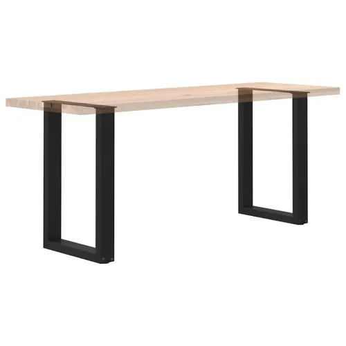 Noge za blagovaonski stol U-oblik 2 kom Crne 50 x (72-73) cm Čelik - Crna 50 x (72-73) cm 2 Cijena