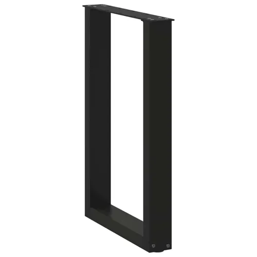 Noge za blagovaonski stol U-oblik 2 kom Crne 50 x (72-73) cm Čelik - Crna 50 x (72-73) cm 2 Cijena
