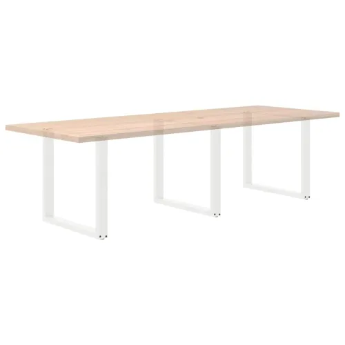Noge za blagovaonski stol U-oblik 3 kom Bijele 80 x (72-73) cm Čelik - Bijela 80 x (72-73) cm 3 Cijena
