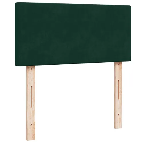 Okvir kreveta s madracima tamnozeleni 160x200cm baršunasti - Tamnozelena 160 x 200 cm Blok s kvadratima Cijena