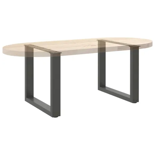 Noge za klub stolić U-oblik 2 kom antracit 50 x (42-43) cm čelik - Antracit 50 x (42-43) cm 2 Cijena