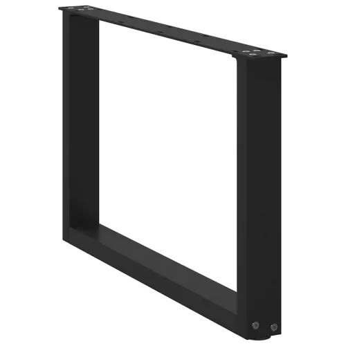 Noge za klub stolić U-oblik 2 kom Crne 70 x (42-43) cm Čelik - Crna 70 x (42-43) cm 2 Cijena