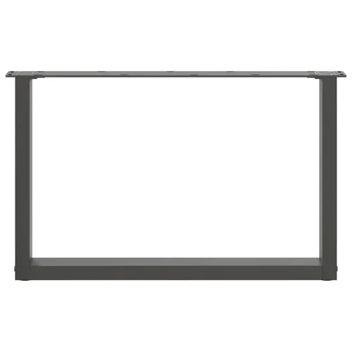 Noge za klub stolić U-oblik 2 kom antracit 70 x (42-43) cm čelik - Antracit 70 x (42-43) cm 2 Cijena