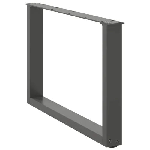 Noge za klub stolić U-oblik 2 kom antracit 70 x (42-43) cm čelik - Antracit 70 x (42-43) cm 2 Cijena