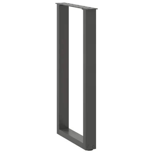 Noge za konzolni stol u obliku slova U, 2 kom, antracit, 28 x (72-73) cm, čelik - Antracit 28 x (72-73) cm 2 Cijena