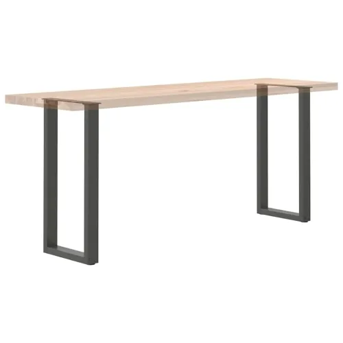 Noge za konzolni stol u obliku slova U, 2 kom, antracit, 28 x (72-73) cm, čelik - Antracit 28 x (72-73) cm 2 Cijena