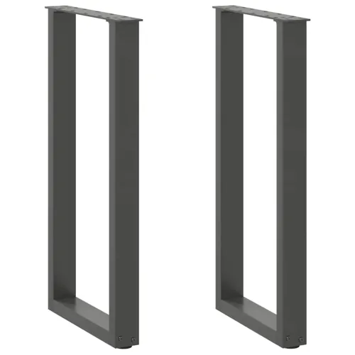 Noge za konzolni stol u obliku slova U, 2 kom, antracit, 28 x (72-73) cm, čelik - Antracit 28 x (72-73) cm 2 Cijena