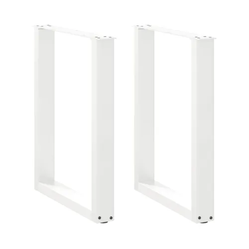 Noge za blagovaonski stol U-oblik 2 kom Bijele 70 x (72-73) cm Čelik - Bijela 70 x (72-73) cm 2 Cijena