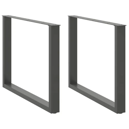 Noge za blagovaonski stol U-oblik 2 kom antracit 100 x (72-73) cm čelik - Antracit 100 x (72-73) cm 2 Cijena