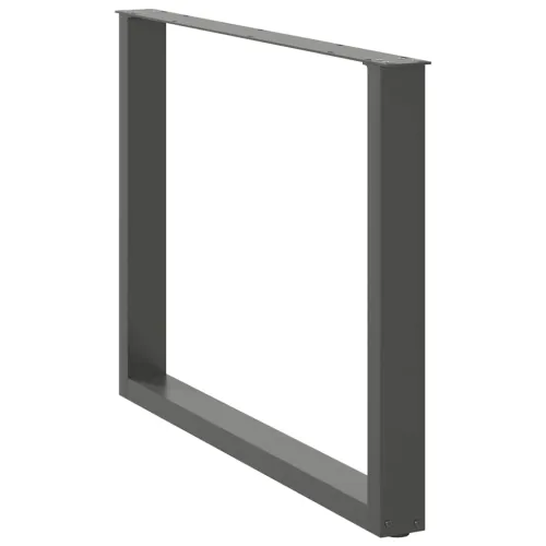 Noge za blagovaonski stol U-oblik 2 kom antracit 100 x (72-73) cm čelik - Antracit 100 x (72-73) cm 2 Cijena
