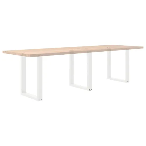 Noge za blagovaonski stol U-oblik 3 kom Bijele 70 x (72-73) cm Čelik - Bijela 70 x (72-73) cm 3 Cijena