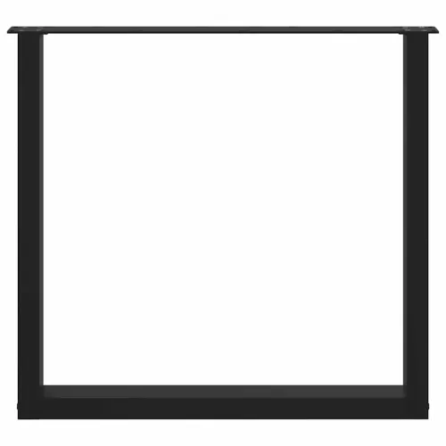 Noge za blagovaonski stol U-oblik 3 kom Crne 90 x (72-73) cm Čelik - Crna 90 x (72-73) cm 3 Cijena