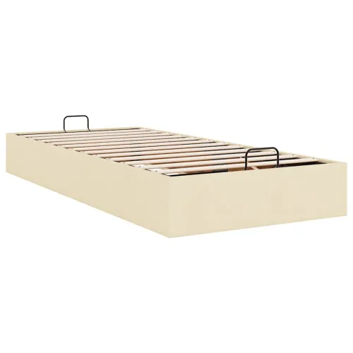 otoman okvir kreveta bez madraca krem 80x200 cm od tkanine - Krema 80 x 200 cm Krema 80 x 200 cm Cijena