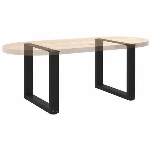 Noge za klub stolić U-oblik 2 kom Crne 50 x (42-43) cm Čelik - Crna 50 x (42-43) cm 2 Cijena