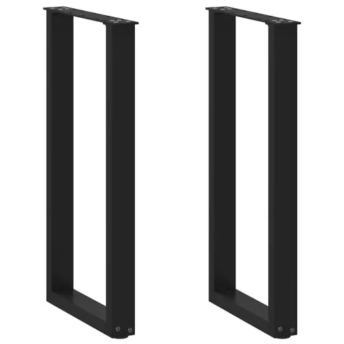 Noge za konzolni stol U-oblik 2 kom Crne 28 x (72-73) cm Čelik - Crna 28 x (72-73) cm 2 Cijena