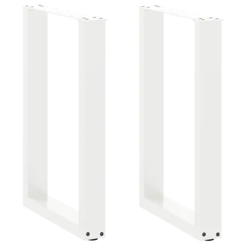 Noge za blagovaonski stol U-oblik 2 kom Bijele 50 x (72-73) cm Čelik - Bijela 50 x (72-73) cm 2 Cijena
