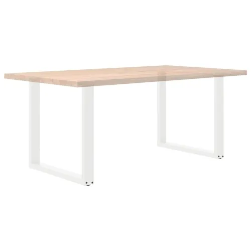 Noge za blagovaonski stol U-oblik 2 kom Bijele 80 x (72-73) cm Čelik - Bijela 80 x (72-73) cm 2 Cijena