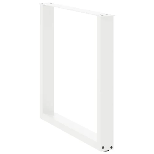 Noge za blagovaonski stol U-oblik 2 kom Bijele 80 x (72-73) cm Čelik - Bijela 80 x (72-73) cm 2 Cijena