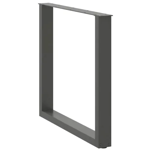 Noge za blagovaonski stol U-oblik 2 kom antracit 90 x (72-73) cm čelik - Antracit 90 x (72-73) cm 2 Cijena
