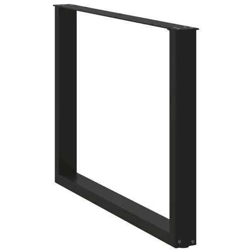 Noge za blagovaonski stol U-oblik 2 kom Crne 100 x (72-73) cm Čelik - Crna 100 x (72-73) cm 2 Cijena