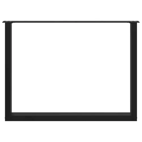 Noge za blagovaonski stol U-oblik 2 kom Crne 100 x (72-73) cm Čelik - Crna 100 x (72-73) cm 2 Cijena