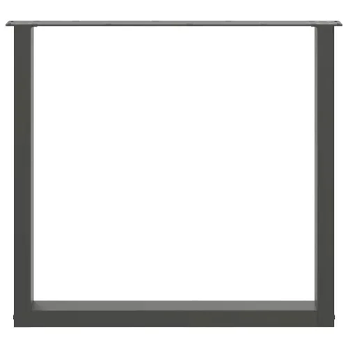 Noge za blagovaonski stol U-oblik 3 kom antracit 90 x (72-73) cm čelik - Antracit 90 x (72-73) cm 3 Cijena