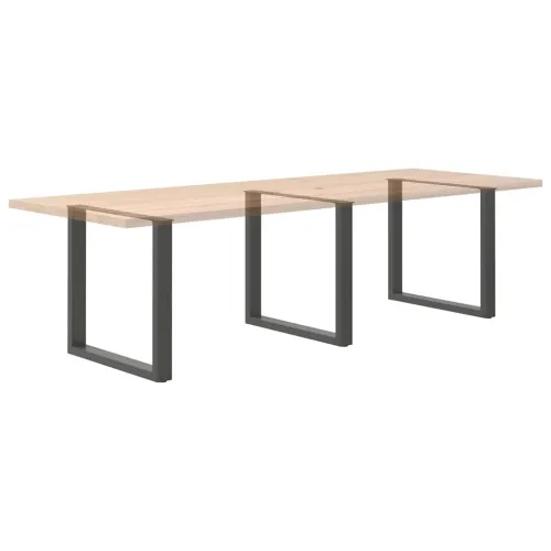 Noge za blagovaonski stol U-oblik 3 kom antracit 90 x (72-73) cm čelik - Antracit 90 x (72-73) cm 3 Cijena