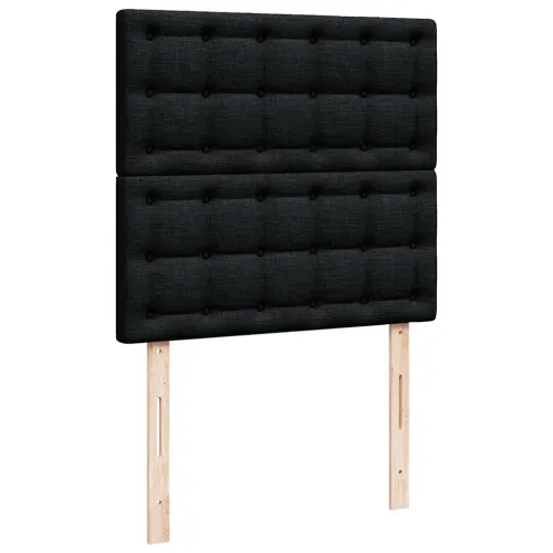 otoman okvir kreveta s madracima crni 200x200cm od tkanine - Crna 200 x 200 cm gumbi Cijena