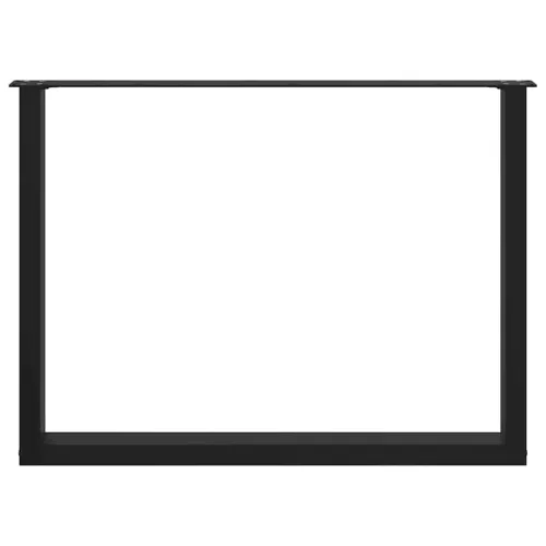 Noge za blagovaonski stol U-oblik 3 kom Crne 100 x (72-73) cm Čelik - Crna 100 x (72-73) cm 3 1 Cijena