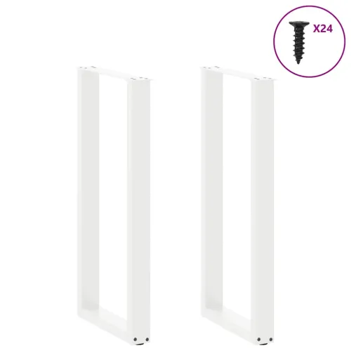 Noge za barski stol U-oblika 2 kom Bijele 50 x (100-101) cm Čelik - Bijela 50 x (100-101) cm 2 Cijena