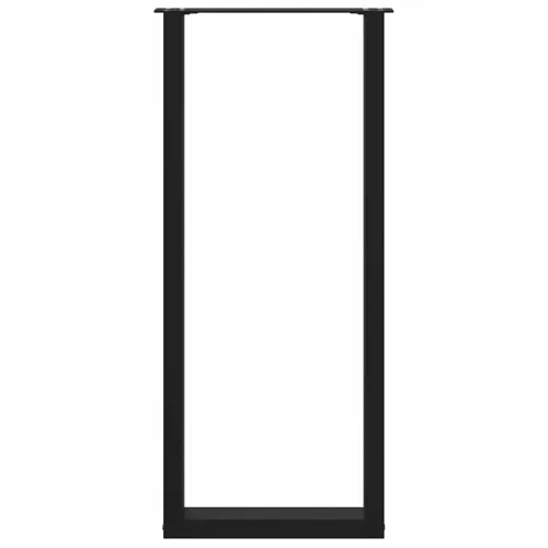 Noge za barski stol U-oblika 2 kom Crne 50 x (110-111) cm Čelik - Crna 50 x (110-111) cm 2 Cijena