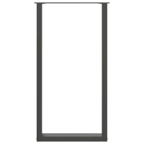 Noge za barski stol U-oblika 2 kom antracit 60 x (110-111) cm čelik - Antracit 60 x (110-111) cm 2 Cijena