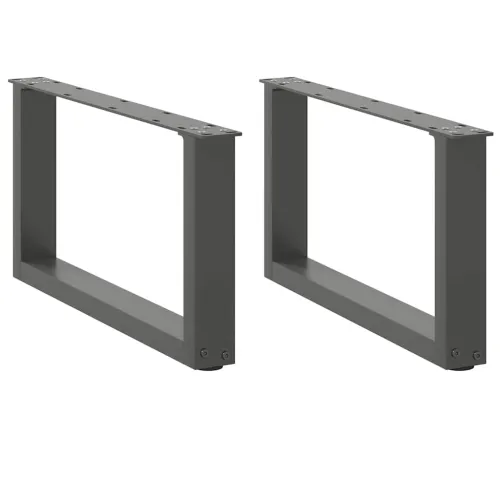 Noge za klub stolić U-oblik 2 kom antracit 70 x (30-31) cm čelik - Antracit 70 x (30-31) cm 2 Cijena