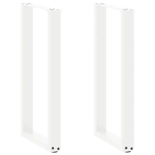 Noge za konzolni stol U-oblik 2 kom Bijele 38 x (72-73) cm Čelik - Bijela 38 x (72-73) cm 2 Cijena